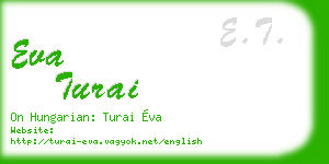 eva turai business card